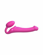 Strap-On-Me - Strapless Strap-on Vibrator - Buigbaar - Fuchsia - Maat L