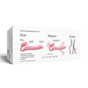 Strap-On-Me - Strapless Strap-on Dildo - Buigbaar - Roze - Maat M