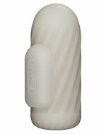 LoveToy - Knights Ring - Vibrerende Dual Purpose Sleeve - Spiraal - Wit