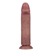 LoveToy - Power Cock - 26.5 cm - Vibrerende Dildo - Dual Density - Lichte Huidskleur