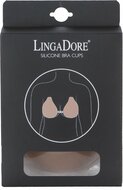 LingaDore - Silicone Bra Cups Bruin - maat S/M - Bruin - Dames