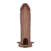 LoveToy - Ingen - Holle Strap-on met Siliconen Staaf - 25 cm - Lichte Huidskleur - Maat L/XL/XXL
