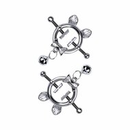 Kiotos - Kittenoortjes met Strik en Belletje - Tepelklemmen met ketting