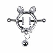 Kiotos - Kittenoortjes met Strik en Belletje - Tepelklemmen met ketting