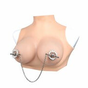 Kiotos - Flaming Skull - Tepelklemmen met ketting