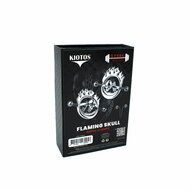 Kiotos - Flaming Skull - Tepelklemmen met ketting