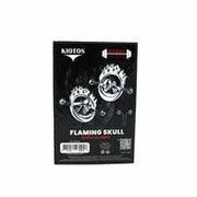Kiotos - Flaming Skull - Tepelklemmen met ketting
