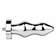 Kiotos - Holle Penisplug - Holle Dilator - Met Holle Geribbelde Buttplug - Ass Lock - RVS