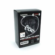 Kiotos - Holle Penisplug - Holle Dilator - Met Holle Geribbelde Buttplug - Ass Lock - RVS
