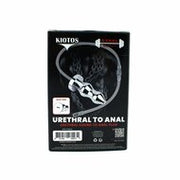 Kiotos - Holle Penisplug - Holle Dilator - Met Holle Geribbelde Buttplug - Ass Lock - RVS
