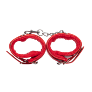 TieMeUp - Boeien imitatieleder - Zachte bontvoering - Rood