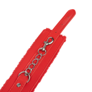 TieMeUp - Boeien imitatieleder - Zachte bontvoering - Rood
