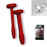 Sport Fucker - Cum Plug Play Kit - Spermstoppers - Siliconen - Rood
