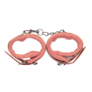 TieMeUp - Boeien imitatieleder - Zachte bontvoering - Roze