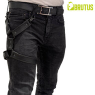 Brutus - Lederen Beenharnas - Verstelbaar- Zwart