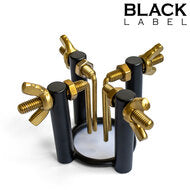 Black Label - 4-Way Urethrale Stretcher - Zwart/Goud