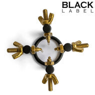 Black Label - 4-Way Urethrale Stretcher - Zwart/Goud