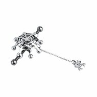 Kiotos - Spiderweb met hangende Spin - Tepelklemmen met ketting