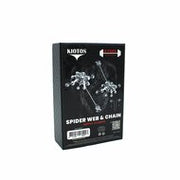Kiotos - Spiderweb met hangende Spin - Tepelklemmen met ketting
