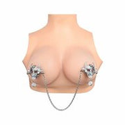 Kiotos - Demonic Mask  met hanger - Tepelklemmen met ketting