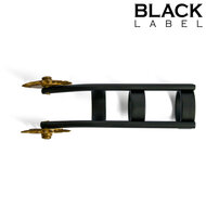 Black Label - Cat Nail met Dubbel Pinwheel - Zwart/Goud