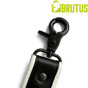 Brutus - Lederen Beenharnas - Verstelbaar- Zwart/Wit