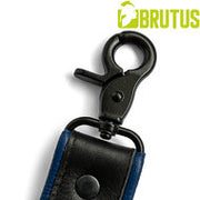 Brutus - Lederen Beenharnas - Verstelbaar- Zwart/Blauw