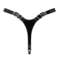Strap-On-Me - Kunstleren Strapon Harnas Fabulous - Passend van XS t/m XXL - Zwart Lak