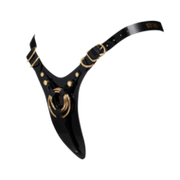 Strap-On-Me - Kunstleren Strapon Harnas Fabulous - Passend van XS t/m XXL - Zwart Lak