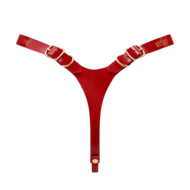 Strap-On-Me - Kunstleren Strapon Harnas Fabulous - Passend van XS t/m XXL - Rood Lak