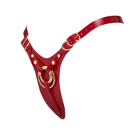 Strap-On-Me - Kunstleren Strapon Harnas Fabulous - Passend van XS t/m XXL - Rood Lak