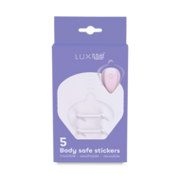 Luxus - Zelfklevende Stickers voor de Luxus Vibrator - 5 stuks - Transparant