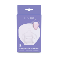 Luxus - Zelfklevende Stickers voor de Luxus Vibrator - 5 stuks - Transparant