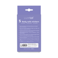 Luxus - Zelfklevende Stickers voor de Luxus Vibrator - 5 stuks - Transparant