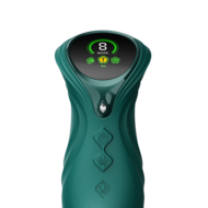 ZALO - Mose 2 - Stotende Rabbit Vibrator - Smaragdgroen