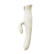 ZALO - Mose 2 - Stotende Rabbit Vibrator - Ivoor Wit