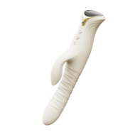 ZALO - Mose 2 - Stotende Rabbit Vibrator - Ivoor Wit