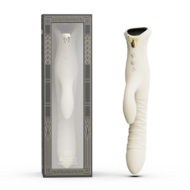ZALO - Mose 2 - Stotende Rabbit Vibrator - Ivoor Wit