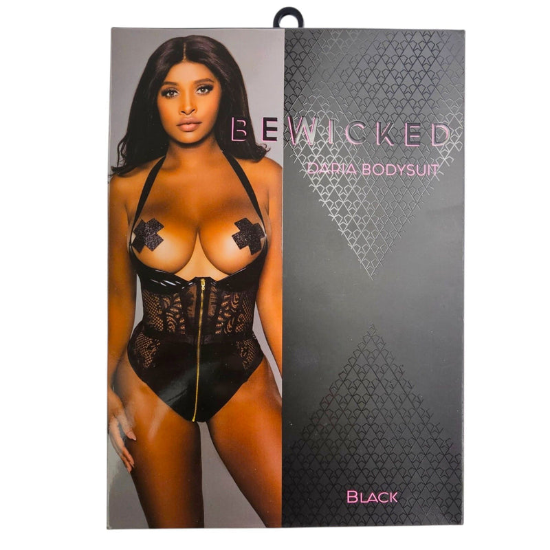 Be Wicked - Daria - Body - Faux Leather - Zwart