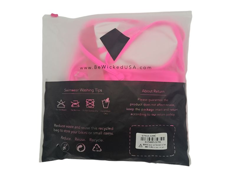 Be Wicked - Odette - Badpak - Neon Roze