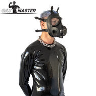 GASMASTER Alien Gasmasker – Gepolariseerde Lenzen + Metalen Oogkappen