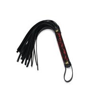 Liebe Seele - Victorian Garden - Kleine Flogger - Vegan Vriendelijk - Rood/Zwart