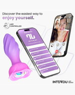 IY Moxy - Buttplug 360º Roterende Buttplug - App Control - Lila