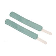 Liebe Seele - Boudoir Amor - Vegan Lederen handboeien - Wit met Gouden Hardware