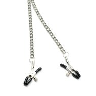 Liebe Seele - Verstelbare Bull Nose Tepelklemmen Met Ketting - Goud