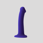Strap-On-Me - Glow-LED Dildo - Paars - Maat M