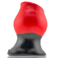 Oxballs - Pighole Supermax Red Lava - Holle Buttplug - Tunnelplug - Rood/Zwart