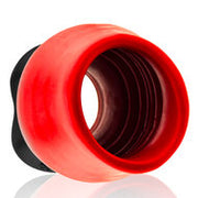 Oxballs - Pighole Supermax Red Lava - Holle Buttplug - Tunnelplug - Rood/Zwart