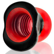 Oxballs - Pighole Supermax Red Lava - Holle Buttplug - Tunnelplug - Rood/Zwart