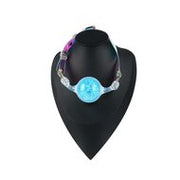 Liebe Seele - Crystal Ball Gag - Siliconen/PVC - Diameter 4 cm - Blauw